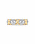 X-Factor Triple Cross Pave Band (Front) - Eclat by Oui