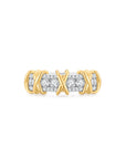 X-Factor Multi Cross Pave Band (Front) - Eclat by Oui