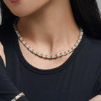 X-Factor Pave Necklace (Model) - Eclat by Oui