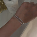 0.1CT & 0.3CT Oval Tennis Bracelet (Video) - Éclat by Oui