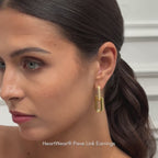 HeartWear® Pave Link Earrings (Video) - Éclat by Oui