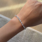 Nira Mixed Cut Tennis Bracelet (Video) - Éclat by Oui