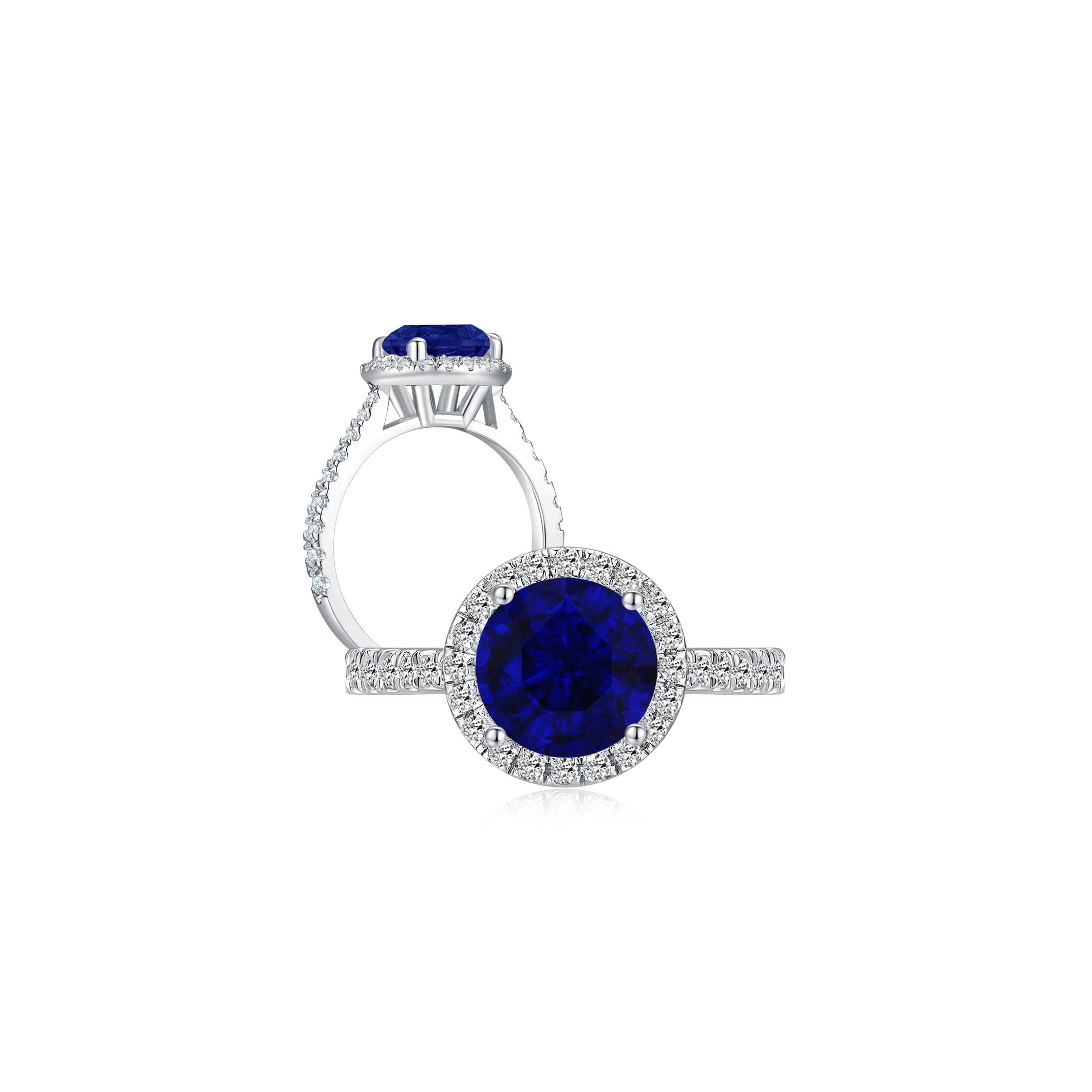 Annabelle in Blue Ring both - Eclat by Oui