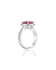 Annabelle in Ruby Red Ring side - Eclat by Oui