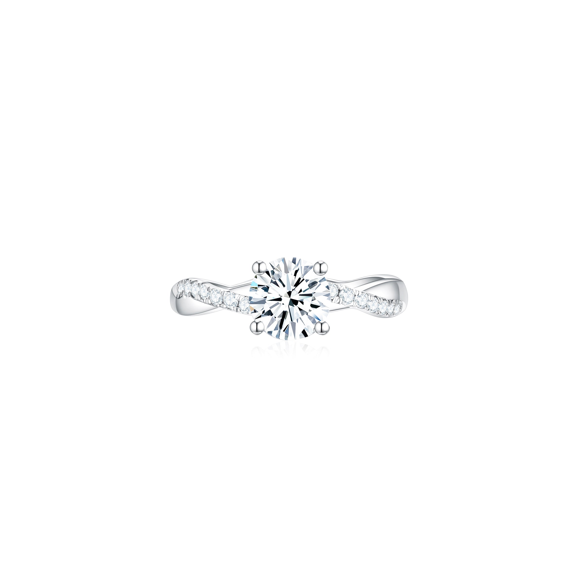 Caroline Ring front - Eclat by Oui