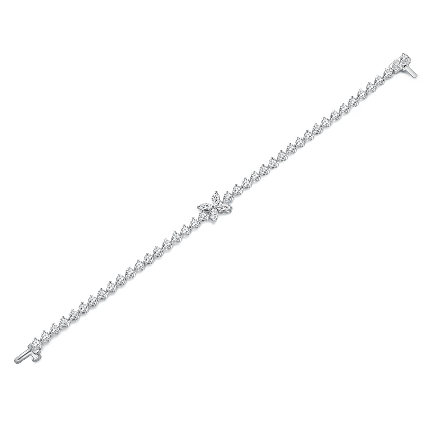 Cluster Marquise Tennis Bracelet - Eclat by Oui