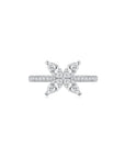 Cluster Marquise Ring (Front) - Eclat by Oui