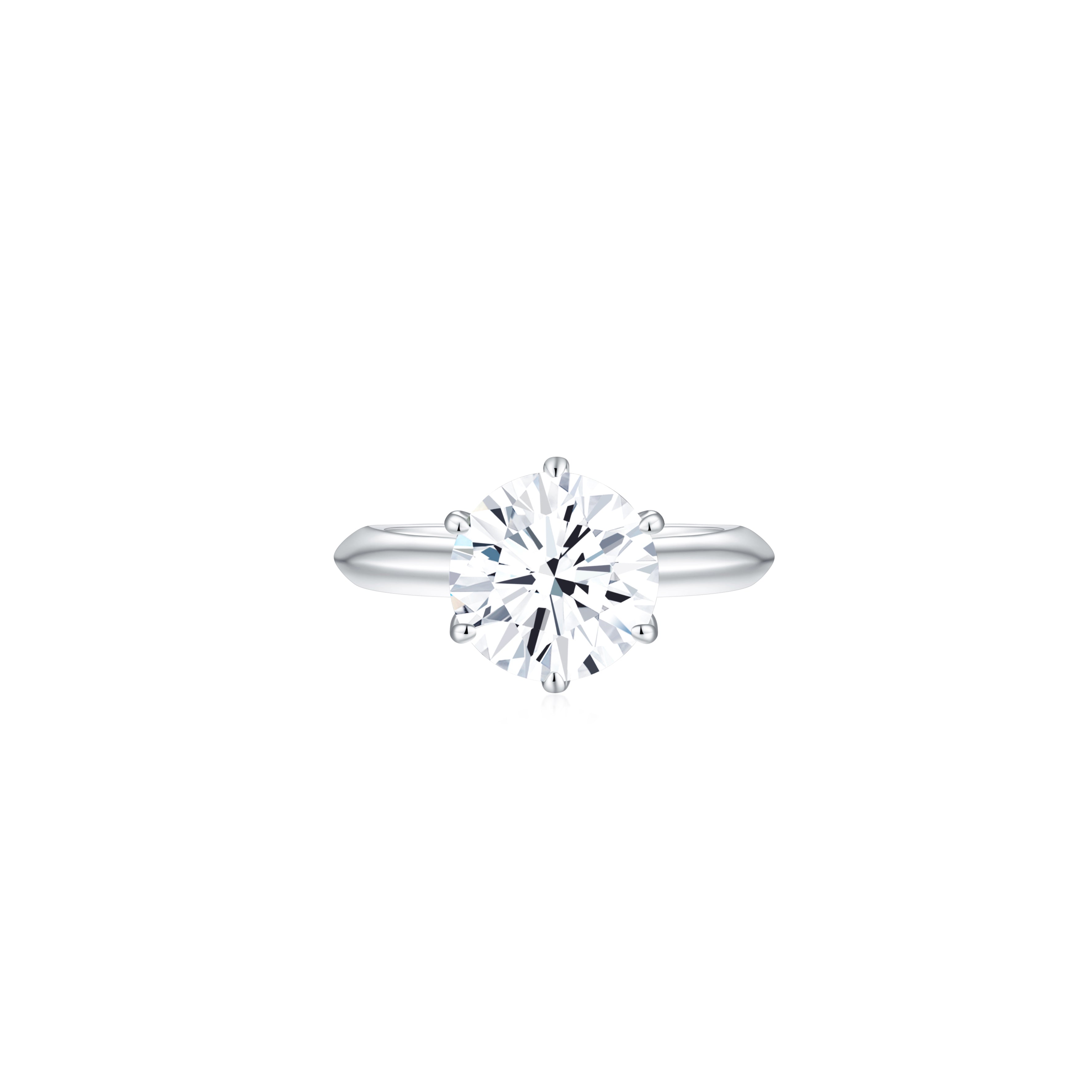 Éclat Classic Solitaire Ring (Front) - Eclat by Oui