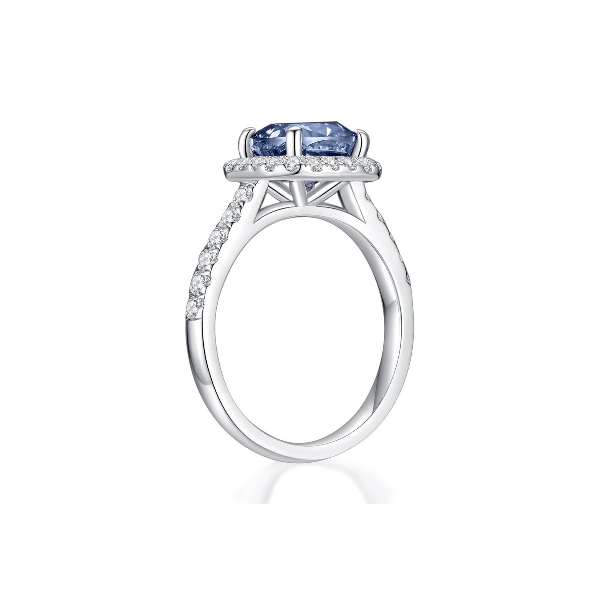 Kelig in Blue-Grey Ring (Side) - Eclat by Oui