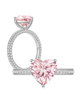 Wendy in Pink Ring 925 Silver (Both) - Eclat by Oui