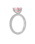 Wendy in Pink Ring 925 Silver (Side) - Eclat by Oui