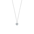 Round Solitaire Pendant Necklace WG - Éclat by Oui