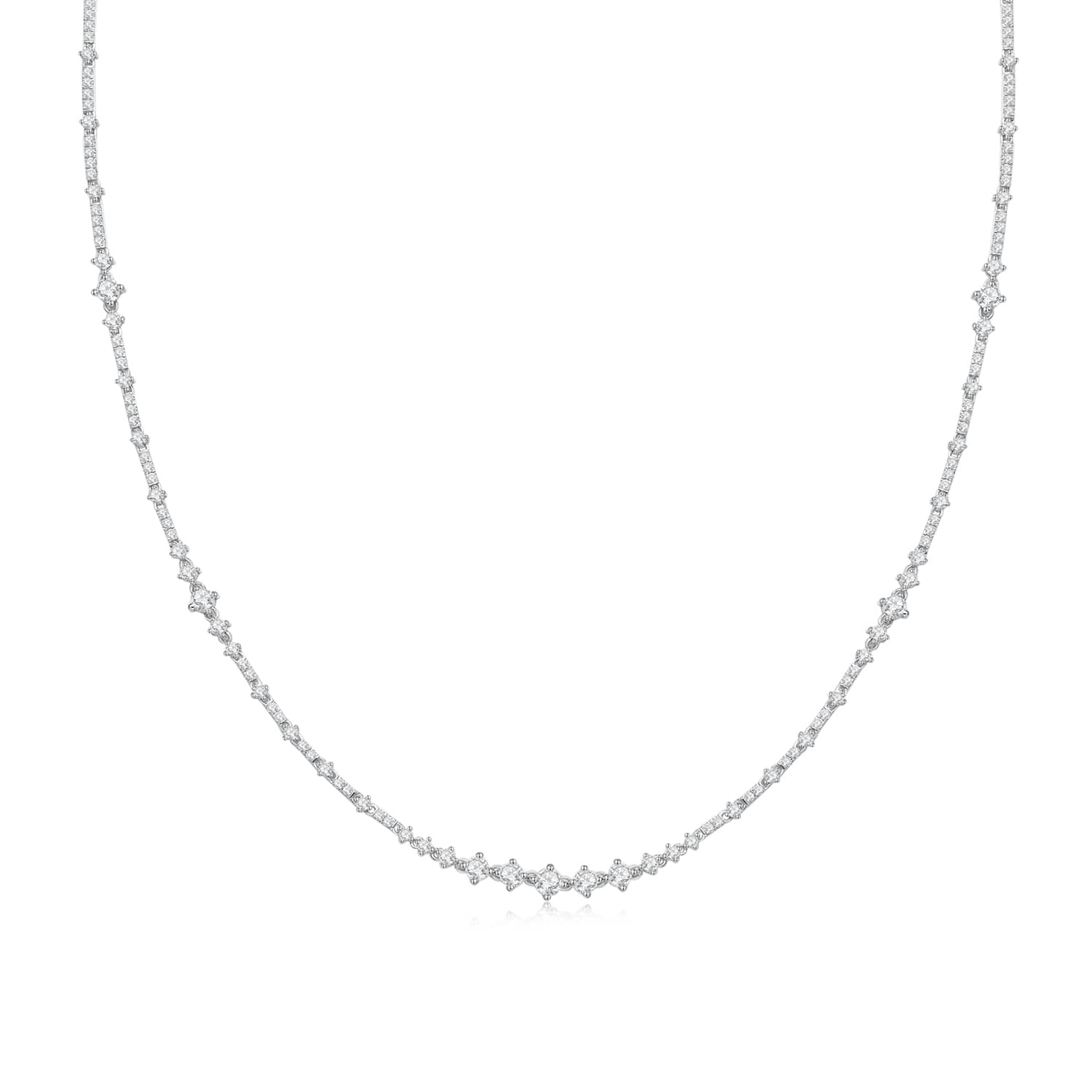 Tabitha Tennis Necklace - Tricia Capsule Collection - Eclat by Oui